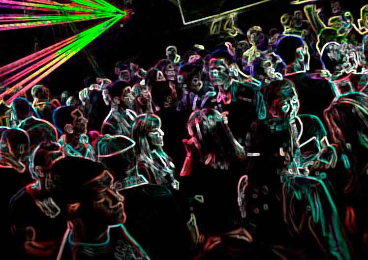 DJ Joe spinning at a Key West venue